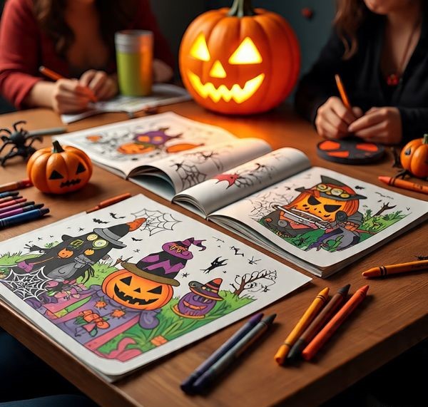 Halloween Coloring Book Game